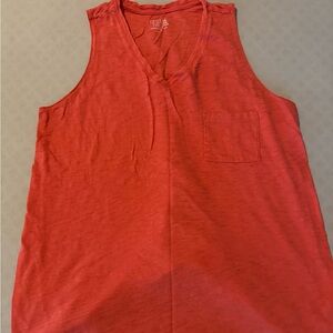 Time and Tru Women's Coral Sleeveless Top